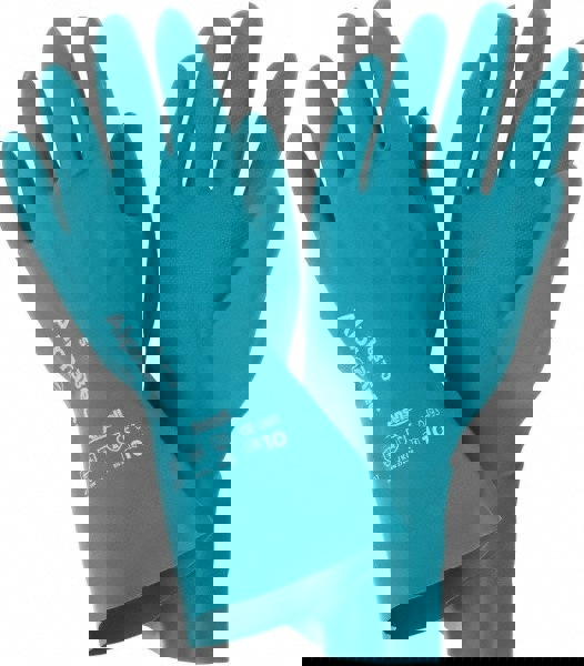 Series 58-330 Chemical Resistant Gloves: Size X-Large, 12.00 Thick, Nitrile, Nitrile, Supported,